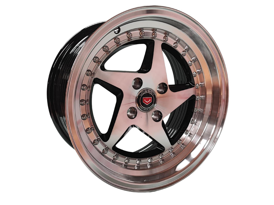 Juego de Llantas 15x8 4x100 Et20 BM full face RGW6637