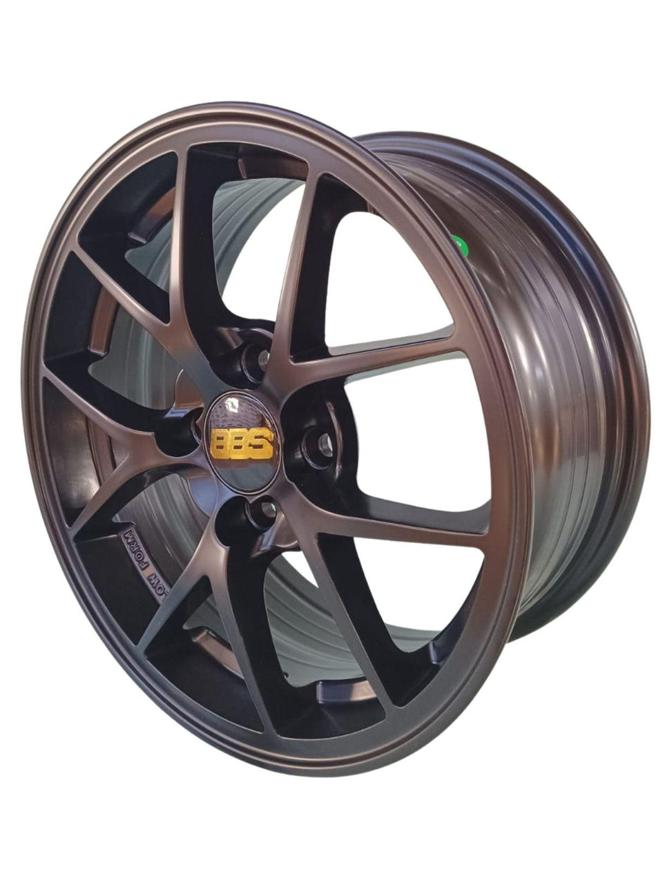 Juego de Llantas 15x6.5 4x100 Et40 matt black 507
