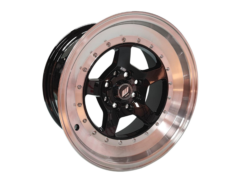 Juego de Llantas 15x8 4x100/4x114.3 Et0 BM lip H5194