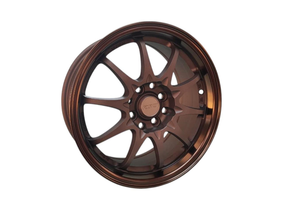 Juego de Llantas 15x7 4x100/4x114.3 Et35 Bronze DX136