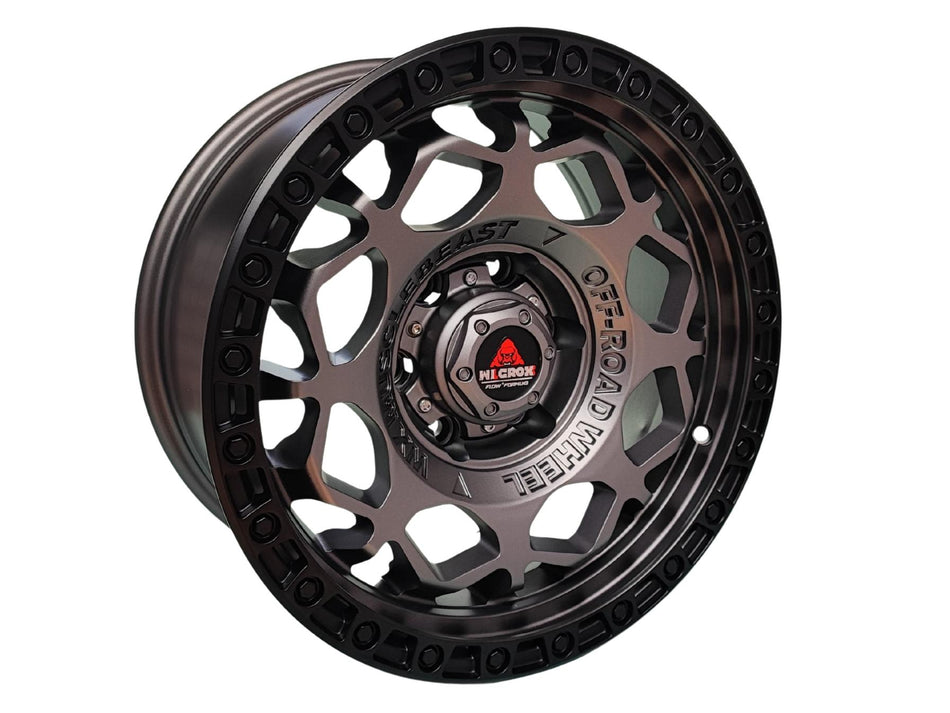 Juego de Llantas 17x8.5 6x139.7 Et0 matt gun metal X171171