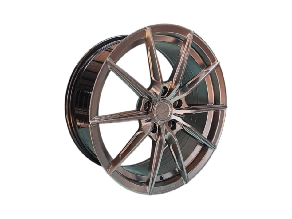 Juego de Llantas 16x7 5x108 Et38 Hyper Black 515 FHB