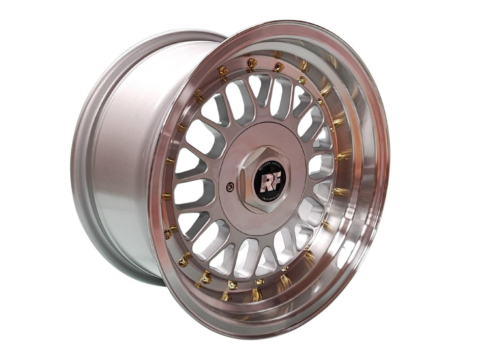 Juego de Llantas 15x8 4x100/4x114.3 Et20 silver+lp RGW6615