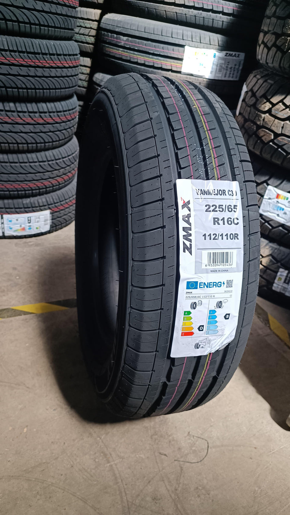 NEUMATICO 225/65 R16C ZMAX VANMEJOR C30 112/110R