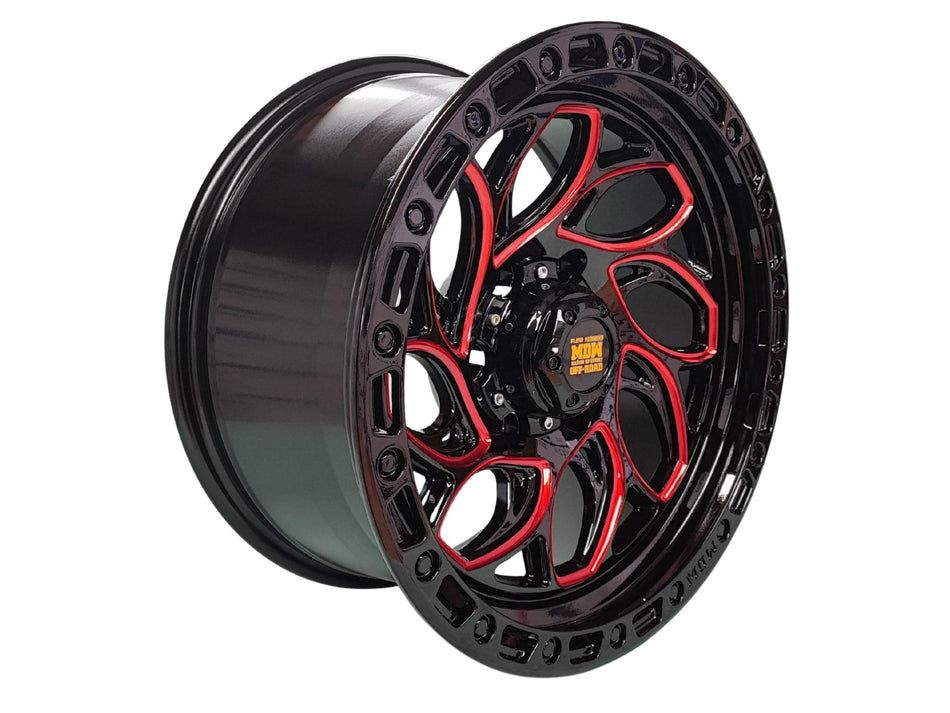 Juego de Llantas 17x8.5 6x139.7 Et0 BMR X171230(MD-09)