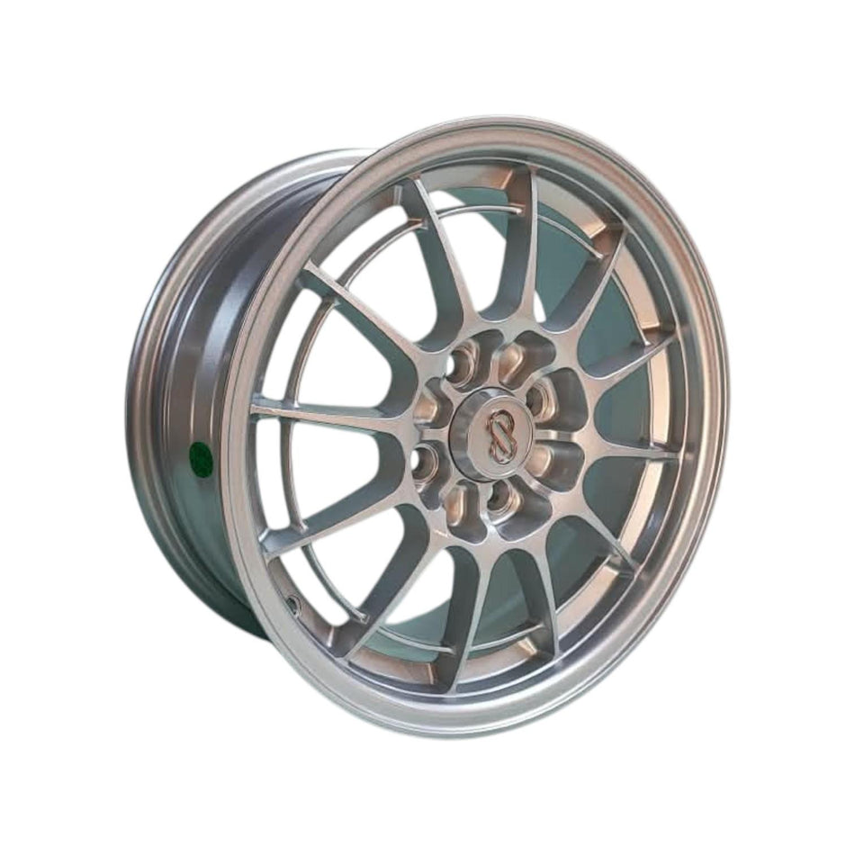 Juego de Llantas 15x6.5 4x100 Et38 Silver (13483)