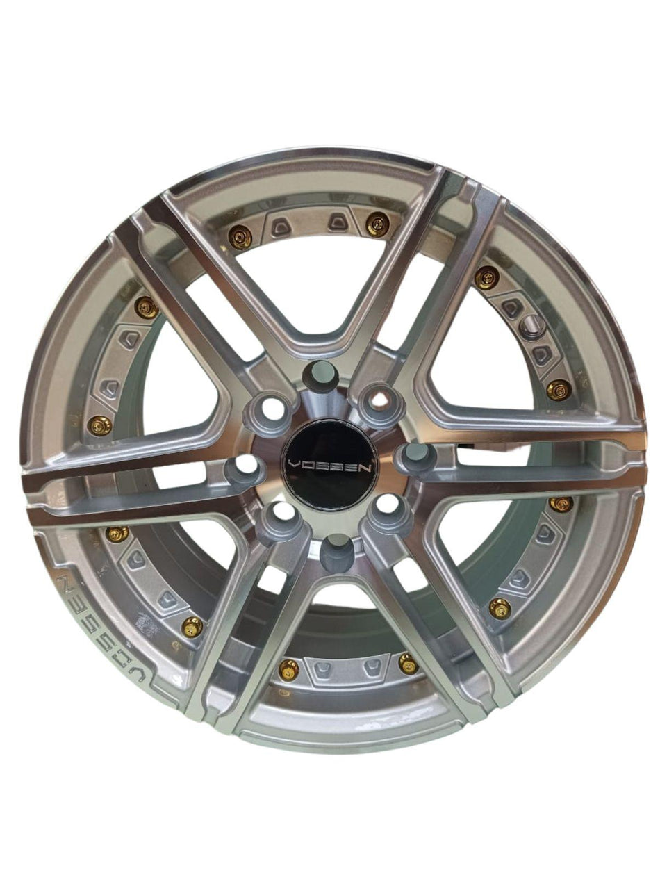 Juego de Llantas 13x6 4x100/4x114.3 Et25 SM gold rivet H2747