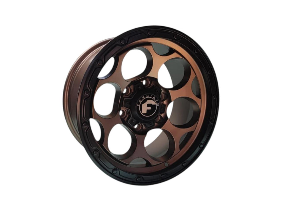 Juego de Llantas 16x8 6x139.7 Et0 Mat Bronze Black Lip 60509