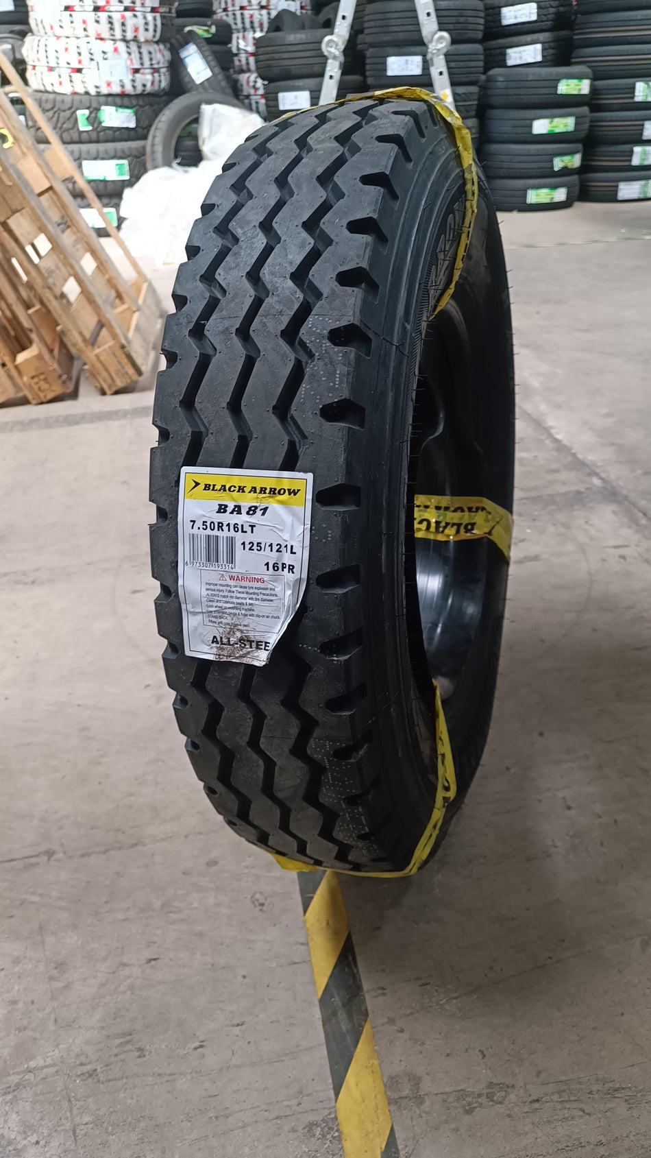NEUMATICO 7.50 R16 Blackarrow Ba81 122/118L 14PR C/C