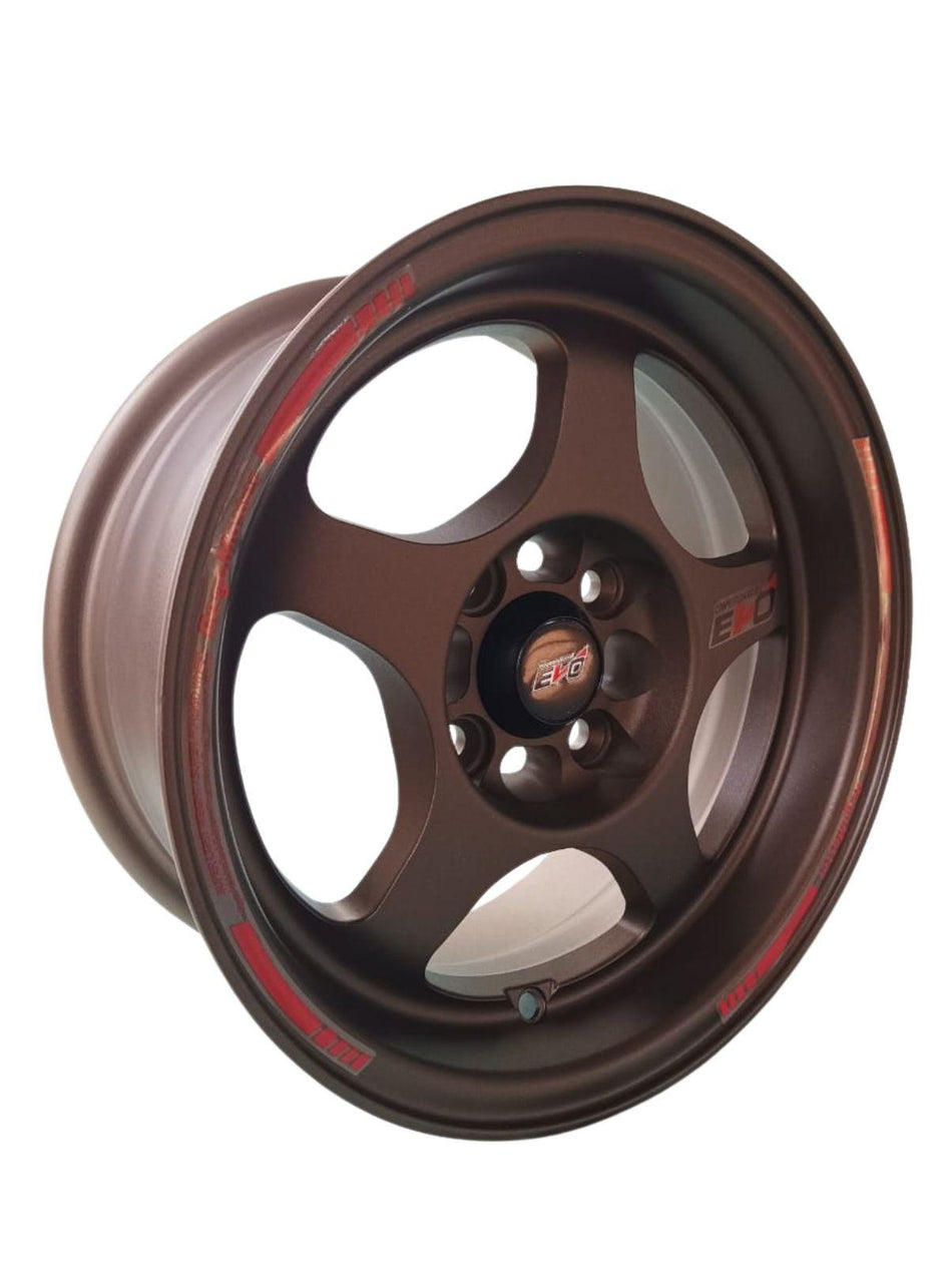 Juego de Llantas 13x6 4x100 Et5 matte bronze JCW35