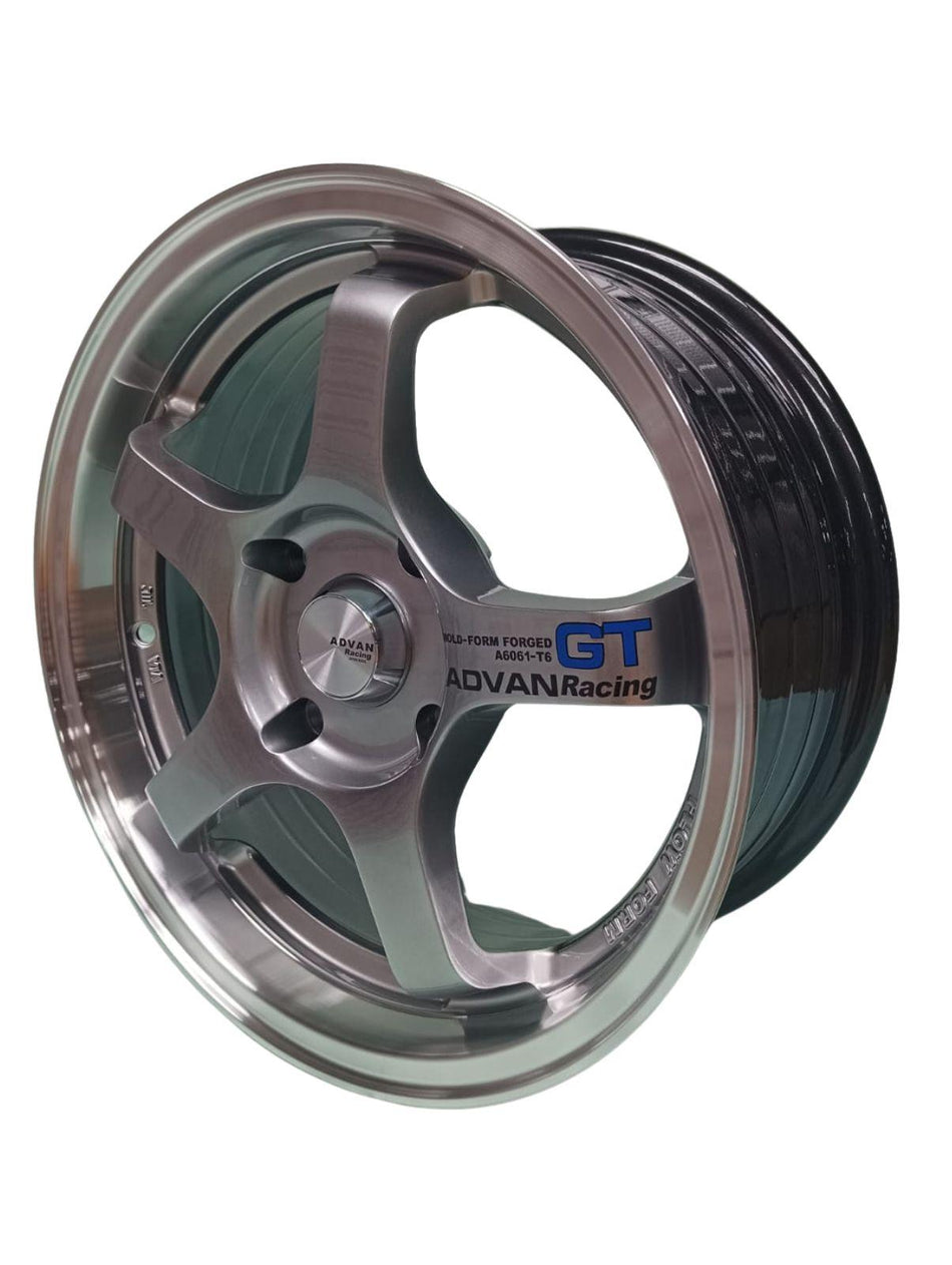 Juego de Llantas 17x7.5 4x100 Et38 HP machine lip 512