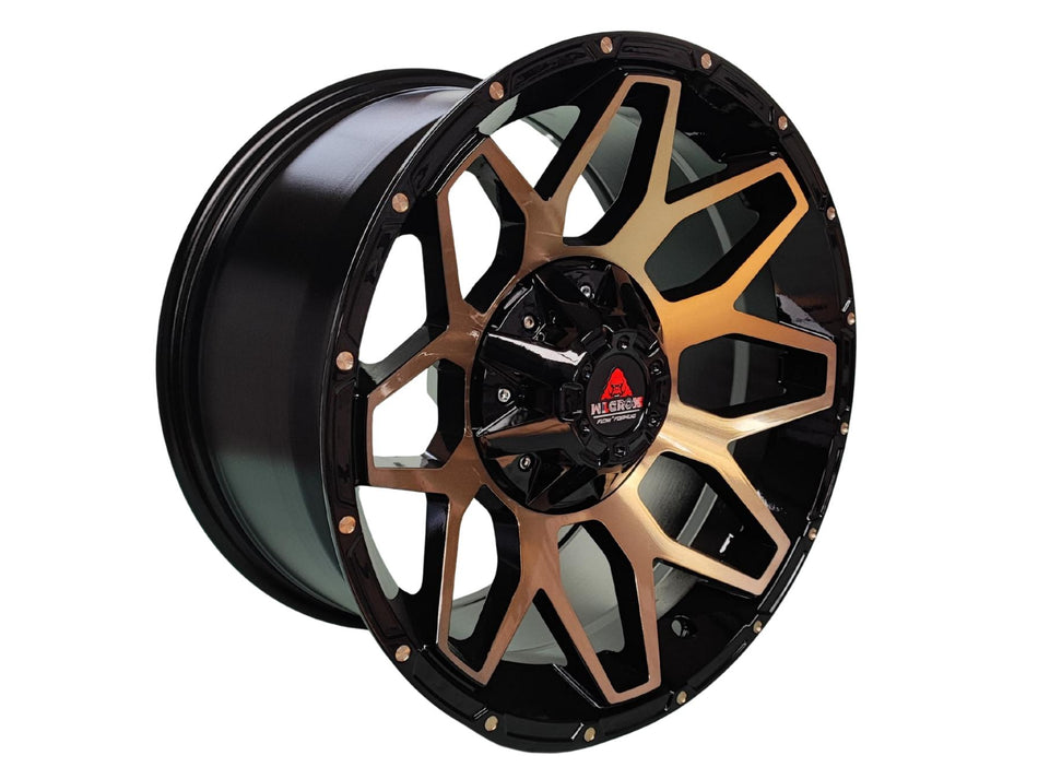 Juego de Llantas 17x9 6x139.7 Et-12 mb+bronce coat X172031