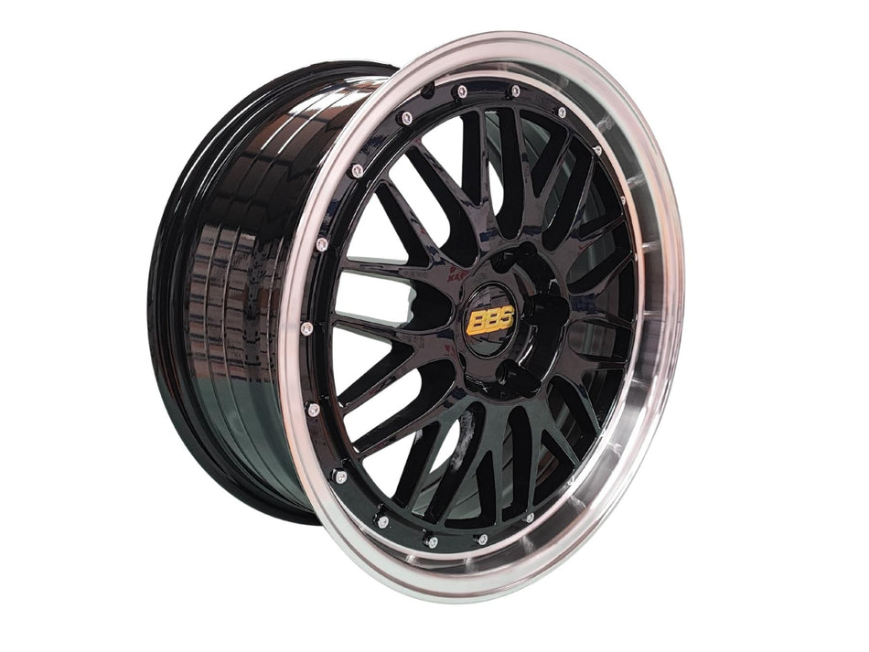 Juego de Llantas 17x7.5 5x112 Et38 black machine lip 506 CB