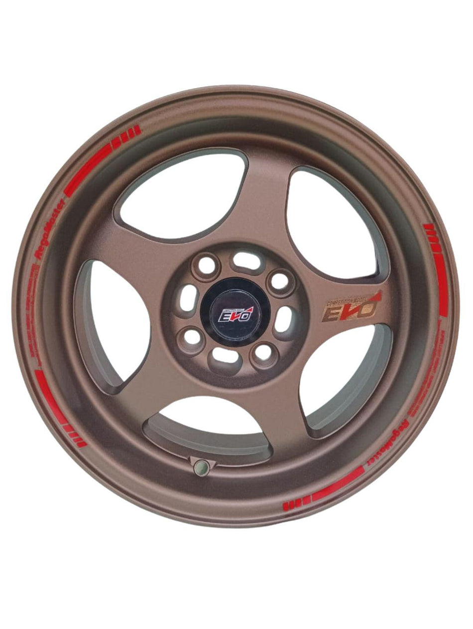 Juego de Llantas 13x6 4x100 Et5 matte bronze JCW35