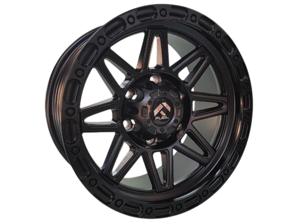 Juego de Llantas 17x9 6x139.7 Et0 Matt Black H021