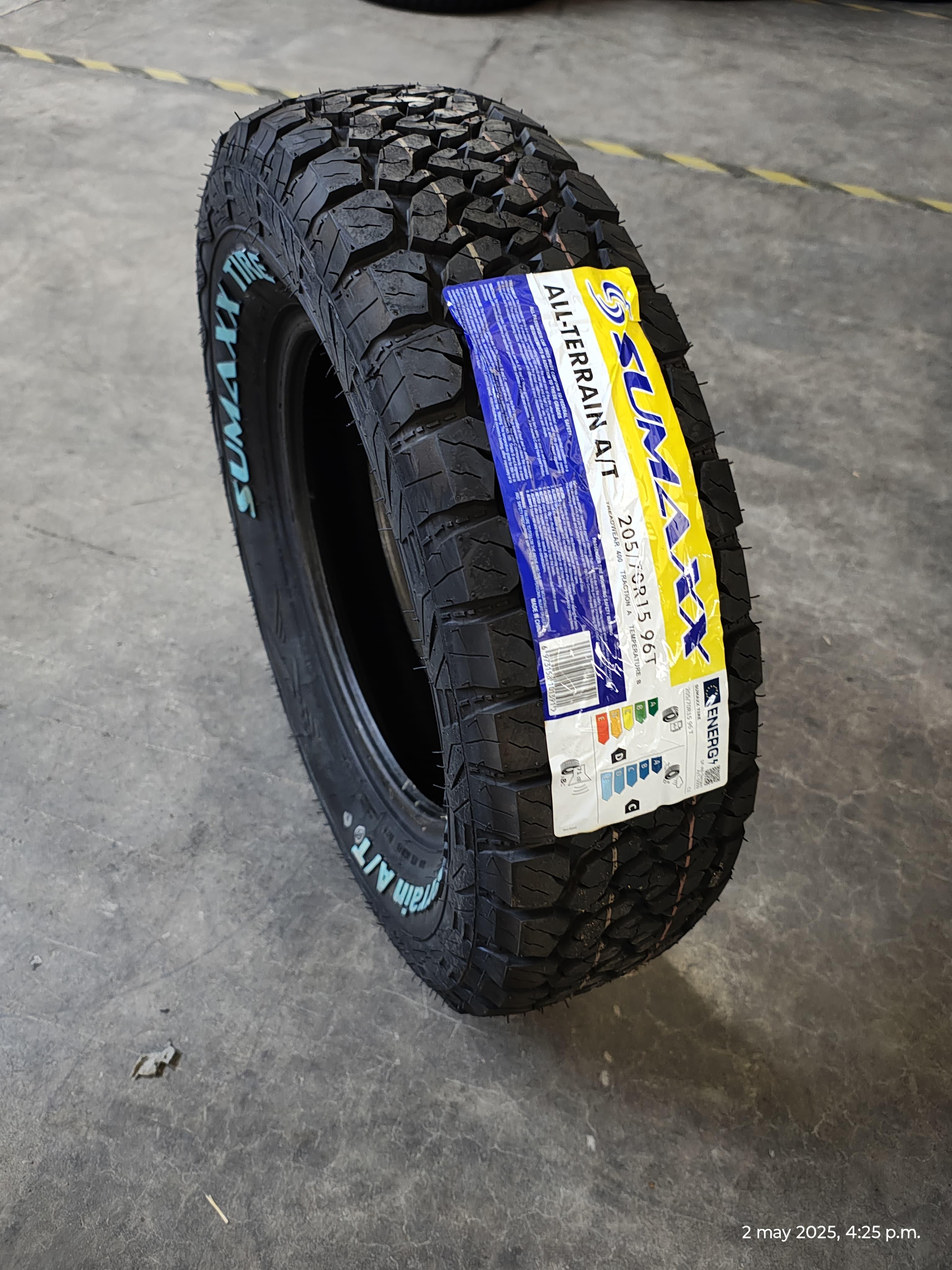 NEUMATICO 205/70 R15 SUMAXX ALL TERRAIN 96T – Neumáticos del Maule
