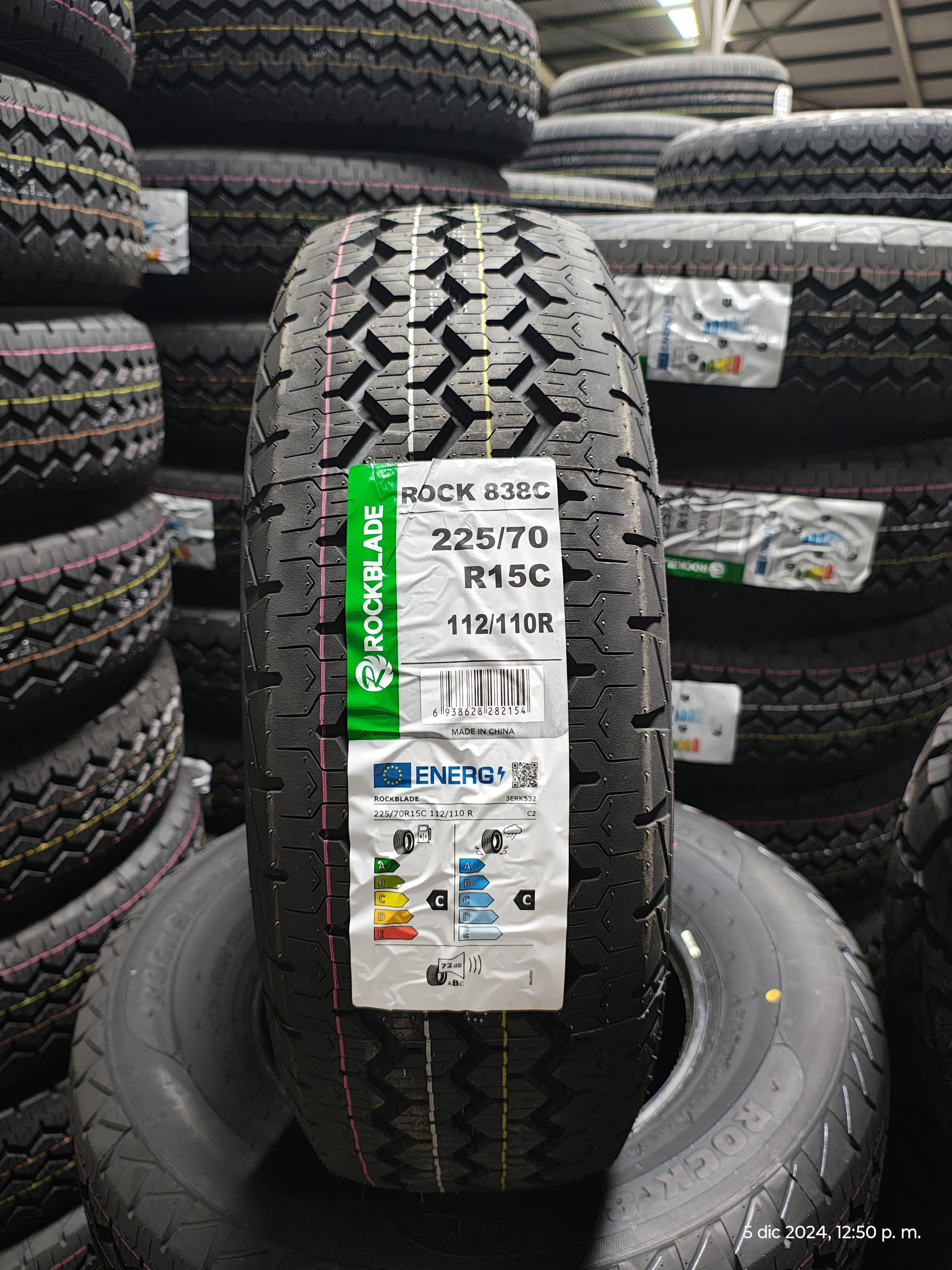 NEUMATICO 225/70 R15C ROCKBLADE ROCK 838C 112/110R – Neumáticos