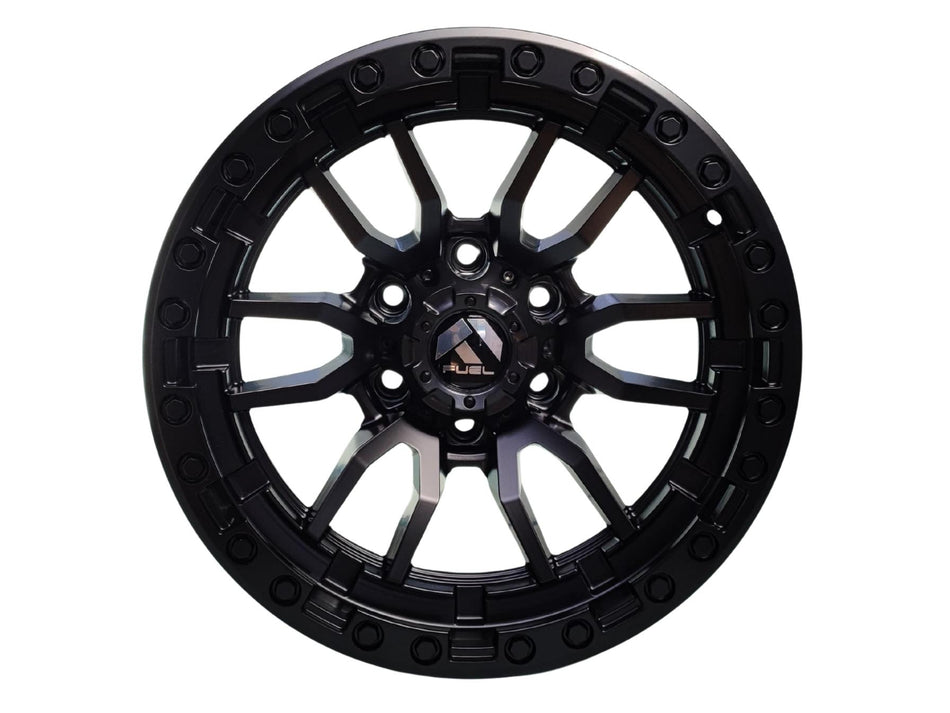 Juego de Llantas 17x9 6x139.7 Et0 matt black DX023