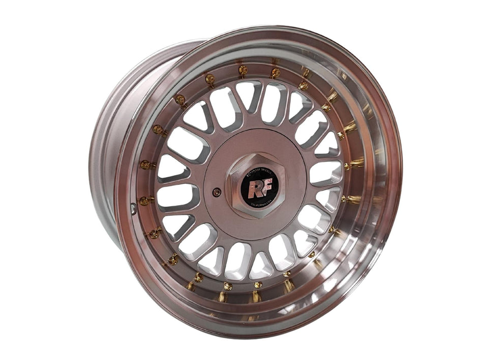Juego de Llantas 15x8 4x100/4x114.3 Et20 silver+lp RGW6615