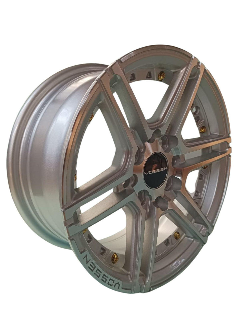 Juego de Llantas 13x6 4x100/4x114.3 Et25 SM gold rivet H2747