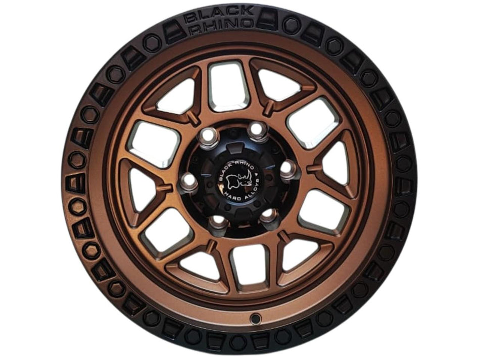 Juego de Llantas 16X8 6x139.7 Et0 Bronze+Matt Black lip H019