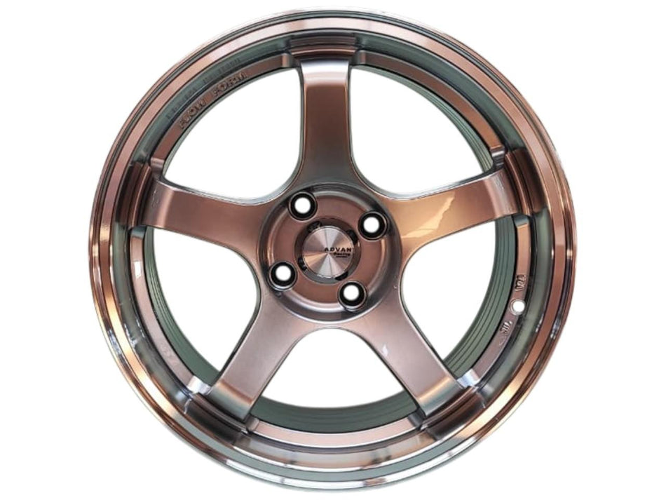 Juego de Llantas 16X7.5 4x100 Et30 Hyper Black machine lip 512 CHB