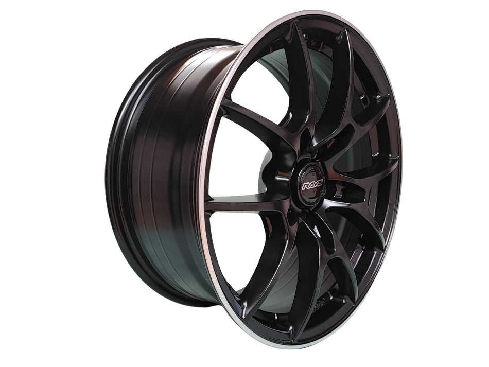 Juego de Llantas 17x7.5 5x114.3 Et38 MB machine lip 510 CSB