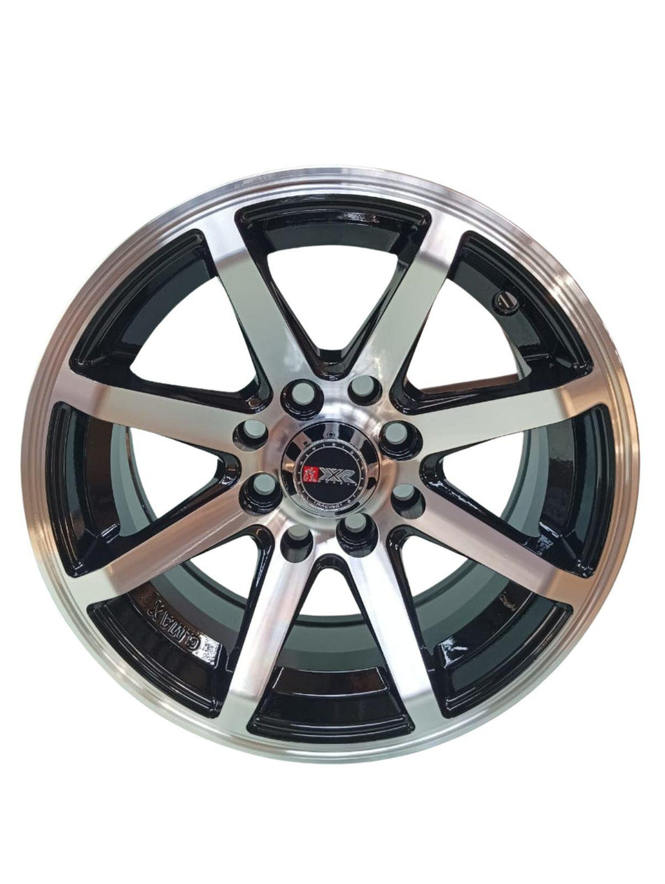 Juego de Llantas 13x6 4x100/4x114.3 Et0 black machined H3303