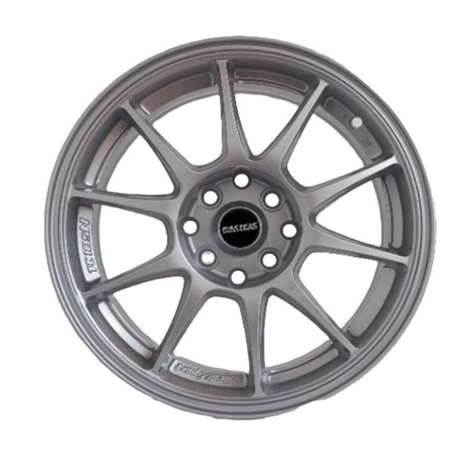 Juego de llantas 15x7 4X100/4X114 Et35 OZ-FF1 SM PLATEADO